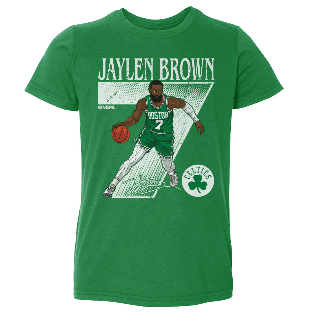 Jaylen Brown Boston Celtics Number WHT