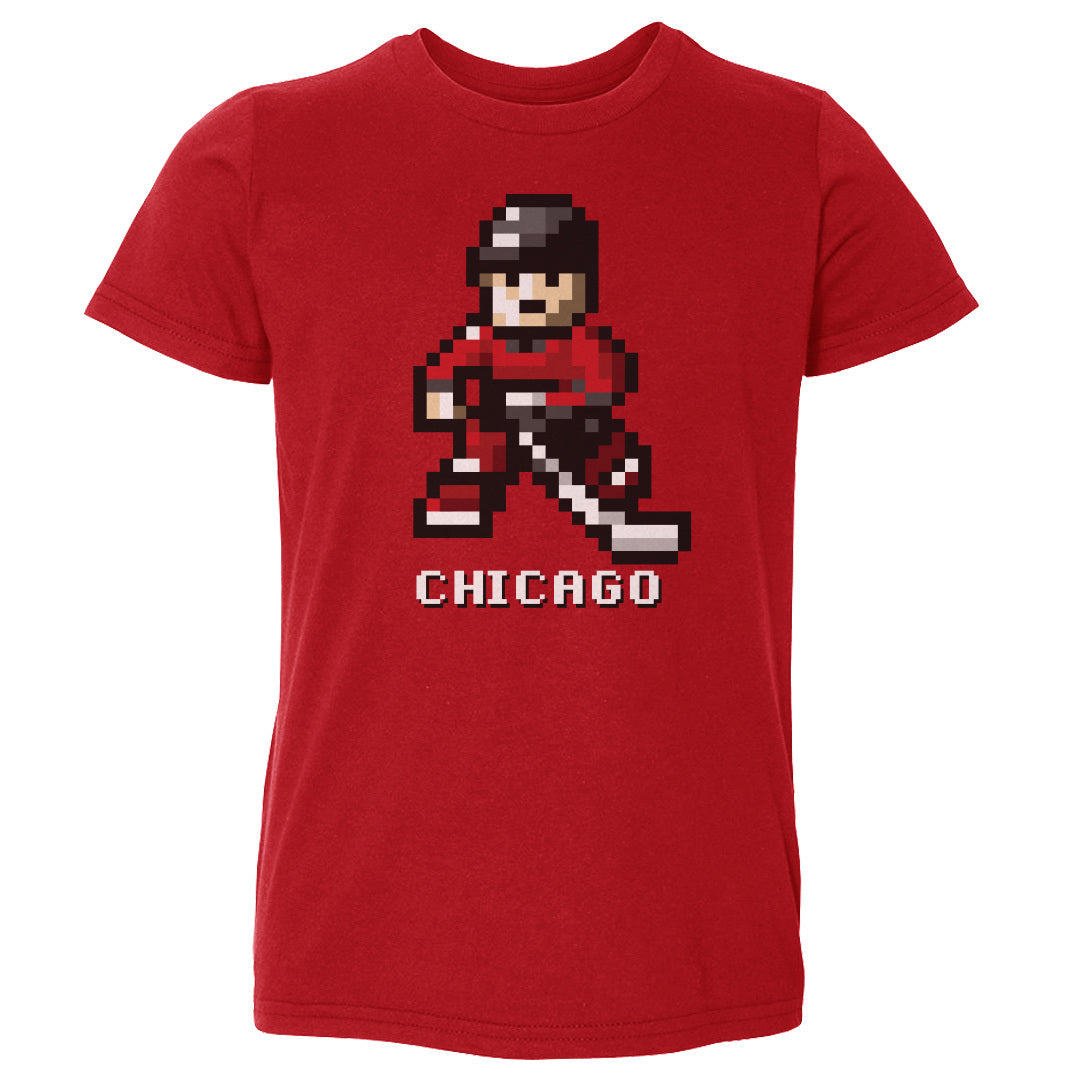 Chicago Hockey 8-bit WHT