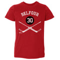 Ed Belfour Chicago 30 Goalie Sticks WHT