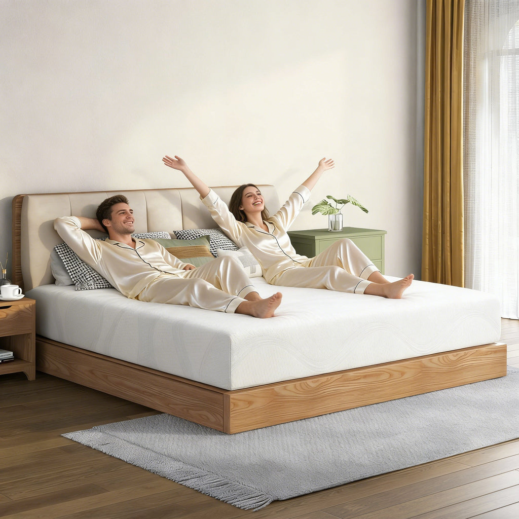 Mattress Memory Foam White Queen 10in Gel Cooling Layers