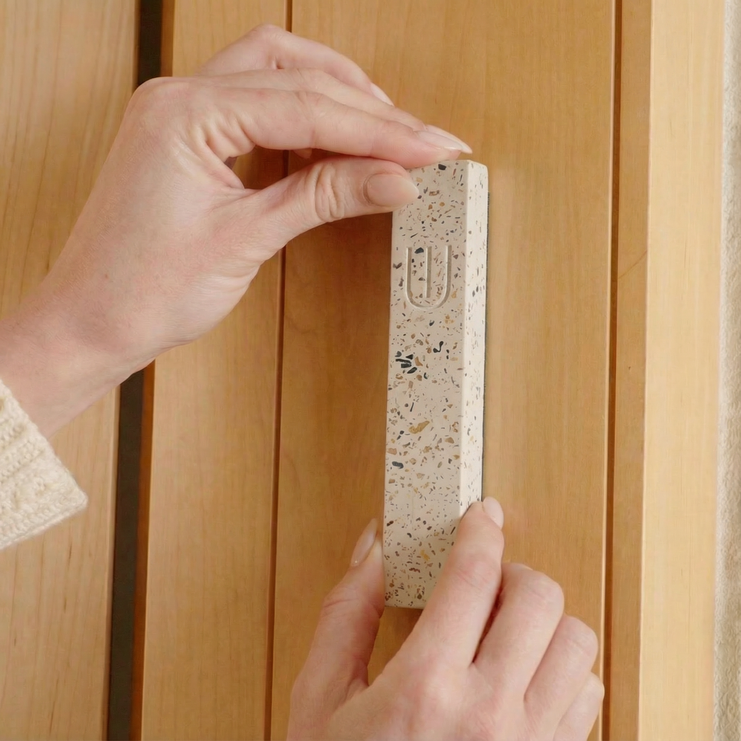 Raw Concrete Mezuzah with Sleek and Durable Finish – Timeless Collection