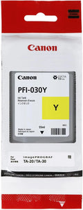 New, Pre-Owned - Canon PFI-030 Standard Yield Yellow Ink Cartridge, 3492C001
