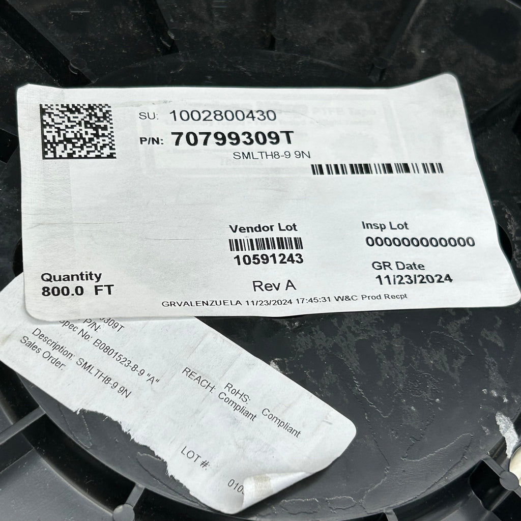 CARLISLE 2 Single COND Braided Tin Coated Copper Wire   8AWG, 800'  White SMLTH8-9