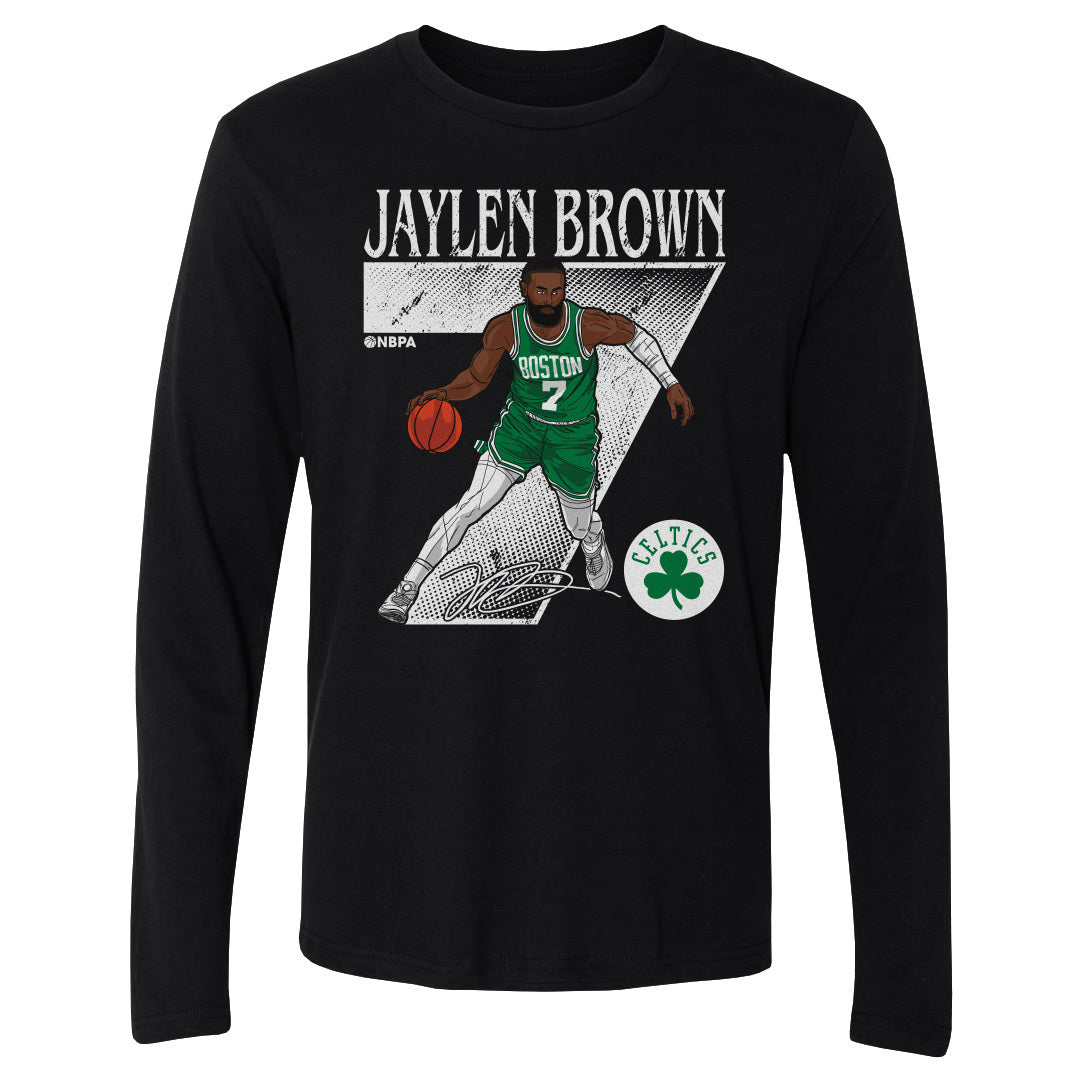 Jaylen Brown Boston Celtics Number WHT