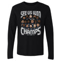 Seattle Football 2025 Champs Cartoon WHT