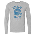 Khalil Mack Los Angeles C Helmet Font
