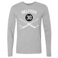 Ed Belfour Chicago 30 Goalie Sticks WHT