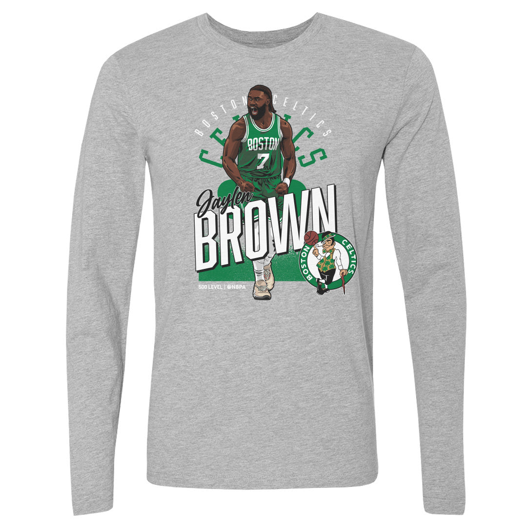 Jaylen Brown Boston Celtics Shield WHT