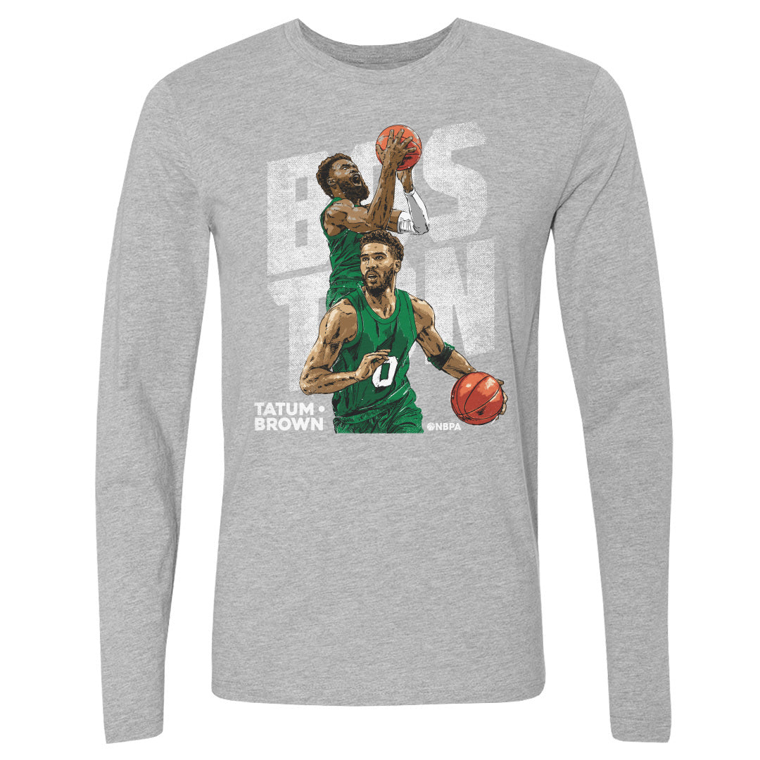 Jayson Tatum & Jaylen Brown Boston Duo WHT