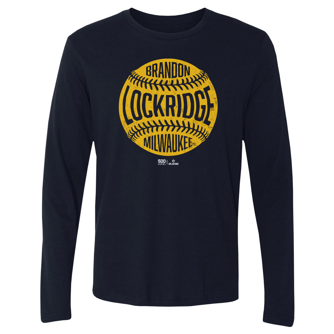 Brandon Lockridge Milwaukee Vintage Baseball WHT