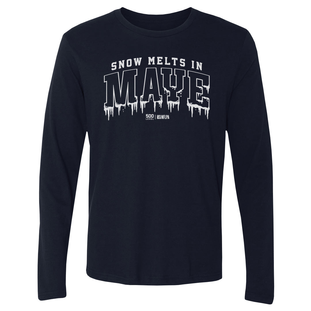 Drake Maye New England Snow Melts In Maye WHT