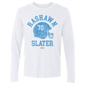 Rashawn Slater Los Angeles C Helmet Font
