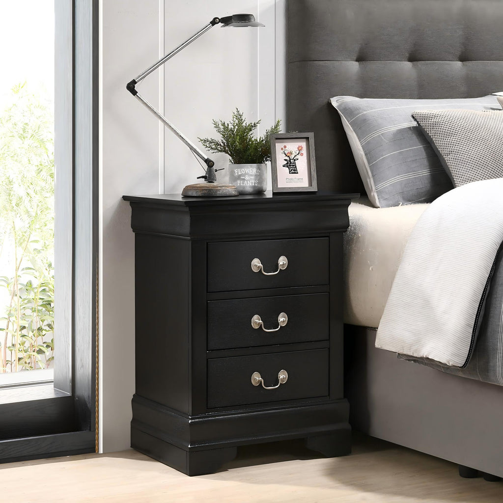 Louis Phillipe - Nightstand - Wood