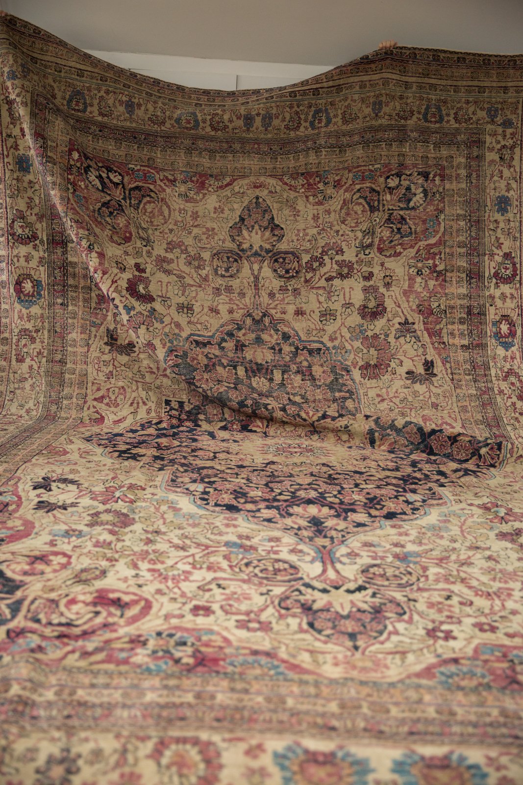 11.5x19.5 Antique Kermanshah Carpet