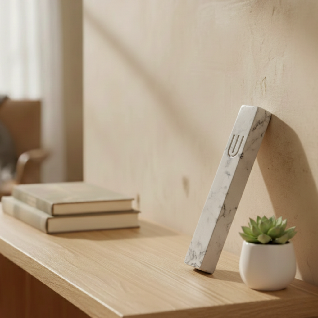 Concrete Mezuzah Case for Modern Jewish Homes – Timeless Series