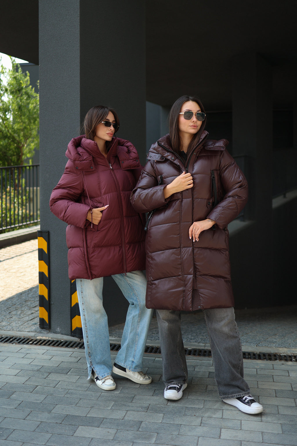 Burgundy Crush Insulated Bio-Down Coat