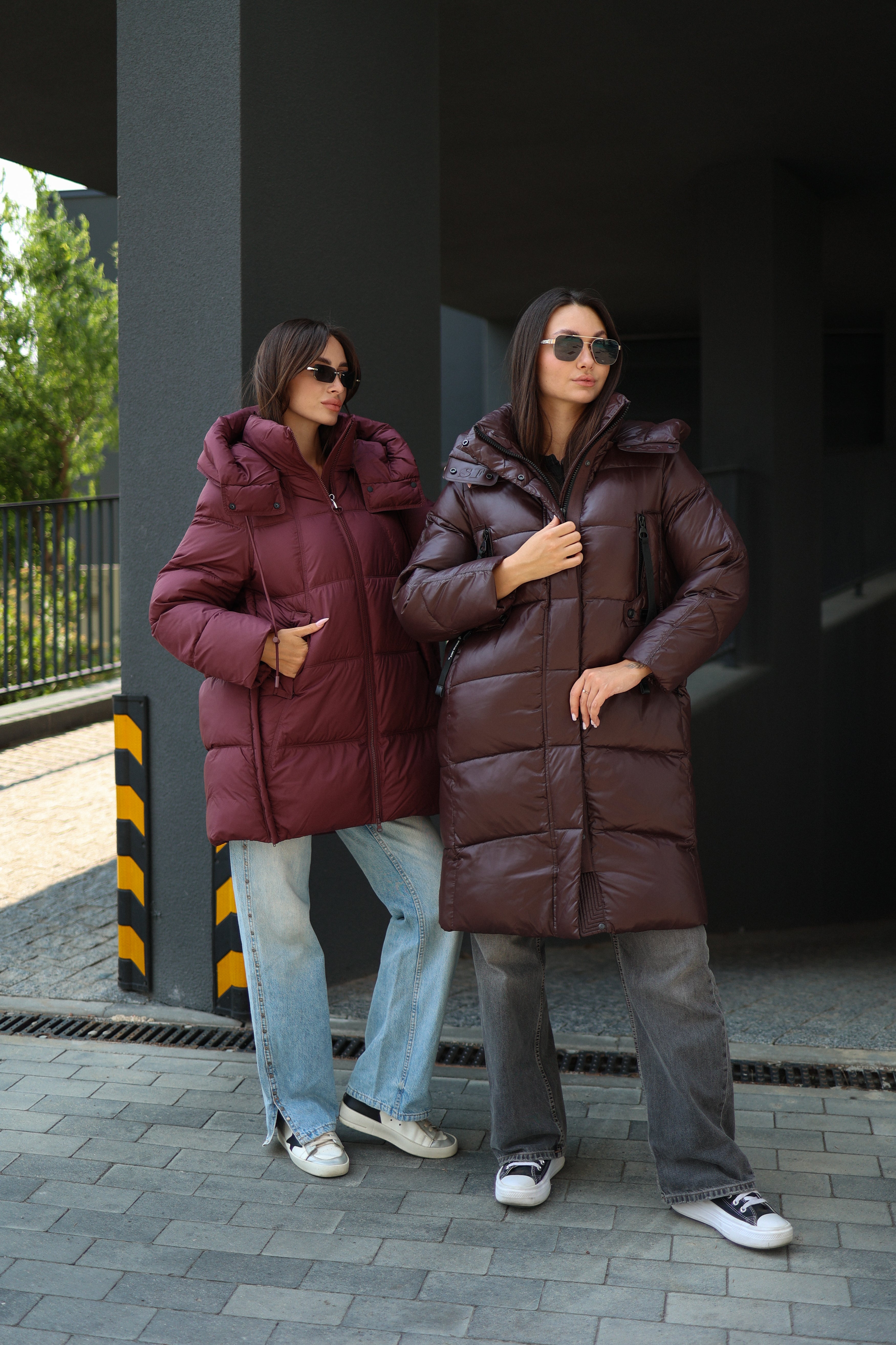 Burgundy Crush Insulated Bio-Down Coat