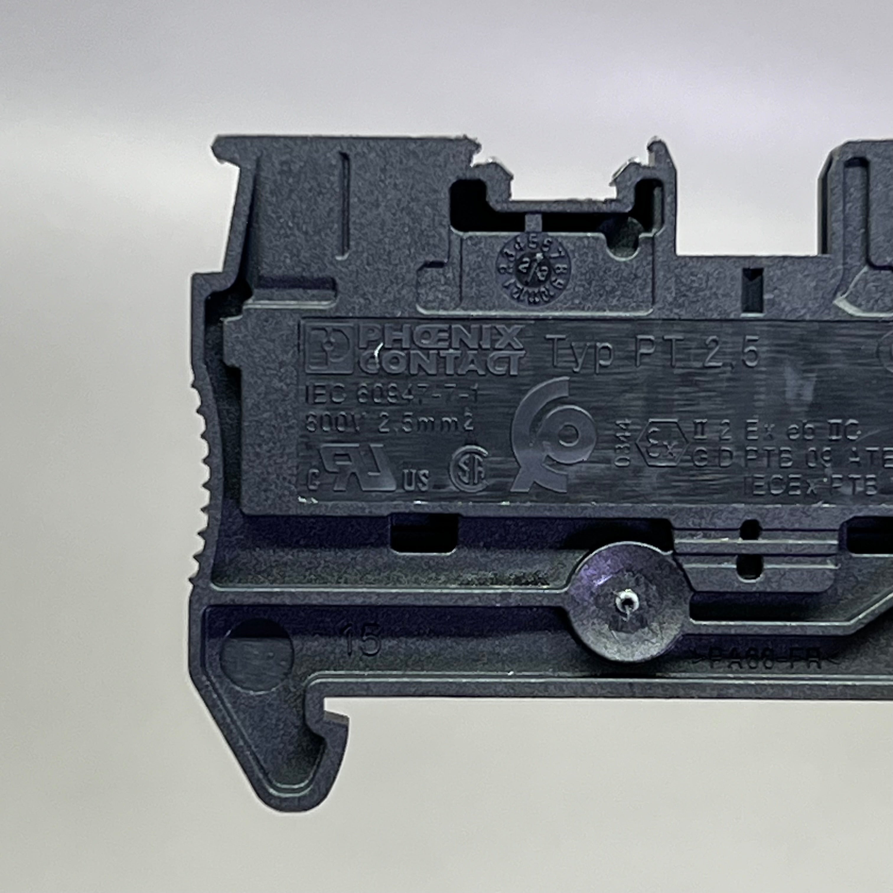 PHOENIX CONTACT (50 PACK) Feed Through Terminal Block 800V 24A 12-26 AWG 3212330