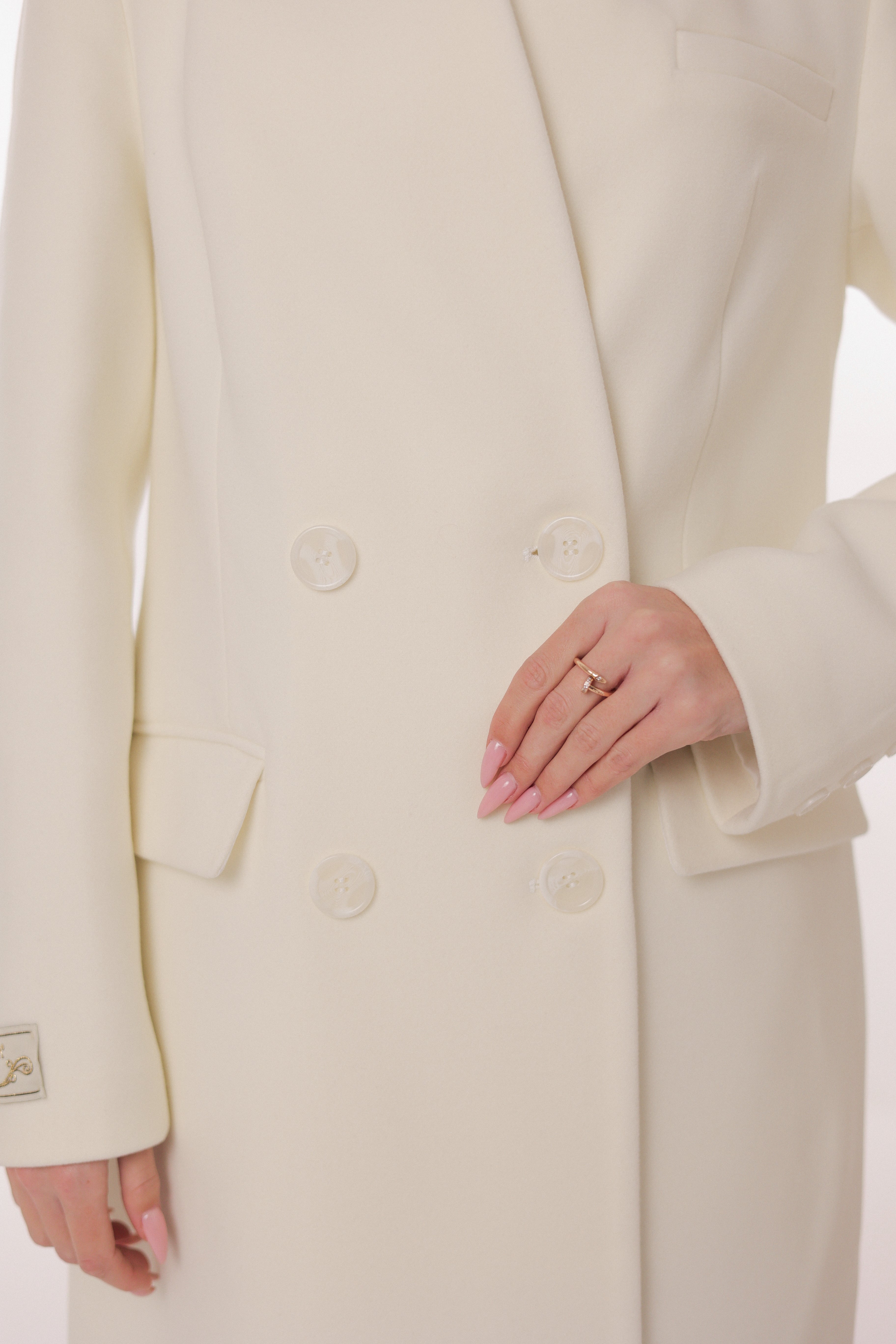 Amelia Longline Cashmere Blend Coat