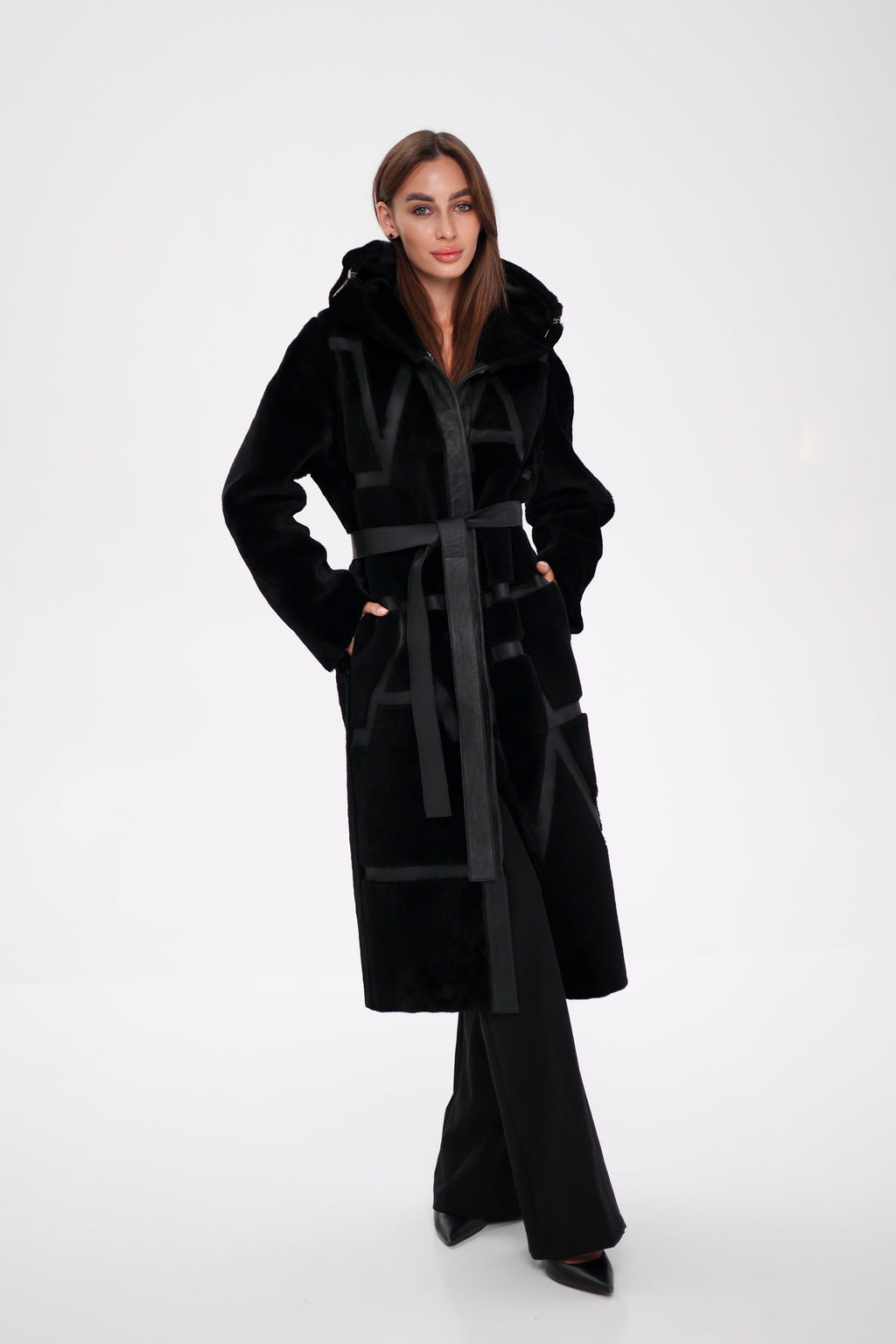 Genuine Shearling Lamb Leather ⇆ Reversible Coat