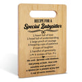 Babysitter Cutting Board Gift
