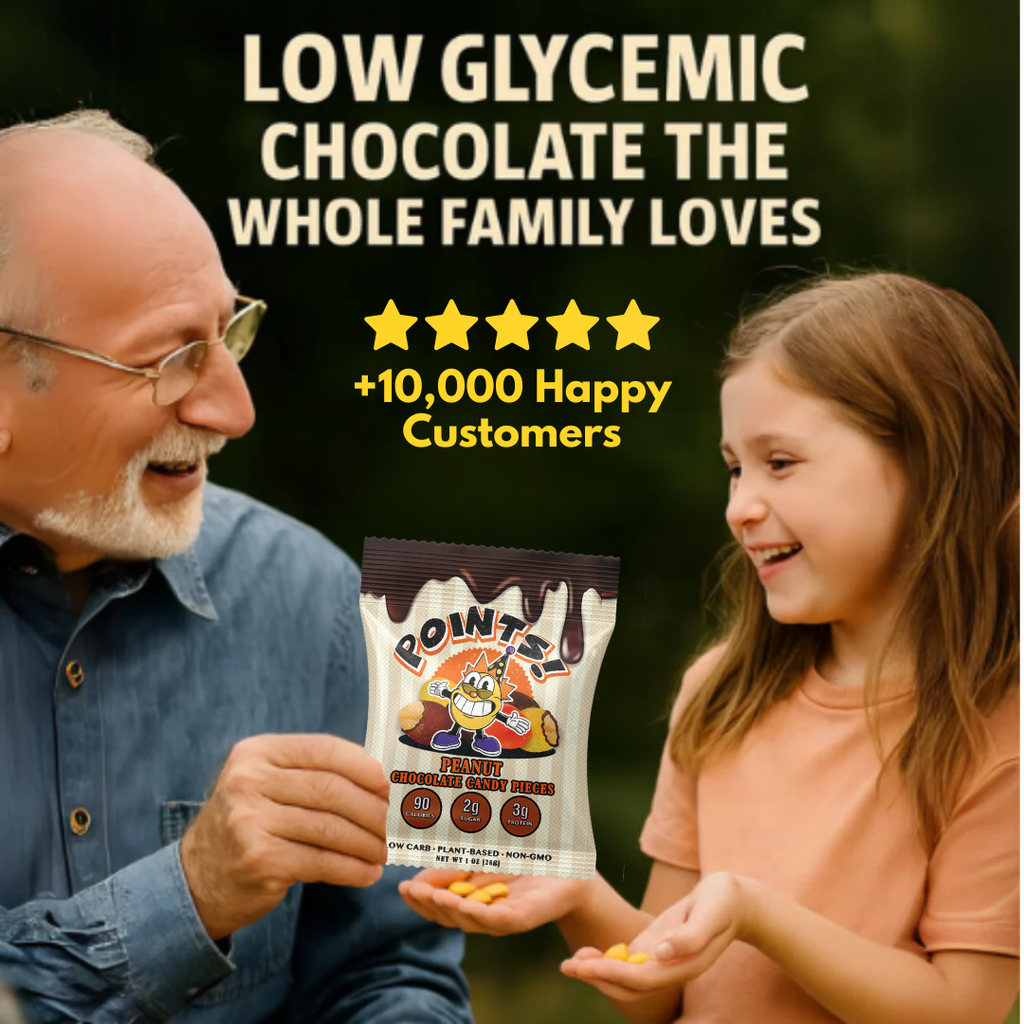 Low Glycemic Peanut Chocolate Candies