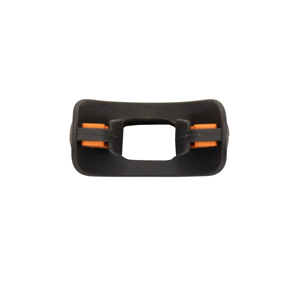 Scuba Diving Black Silicone Octopus Snorkel Mouthpiece Color Tab & Regulator Tie