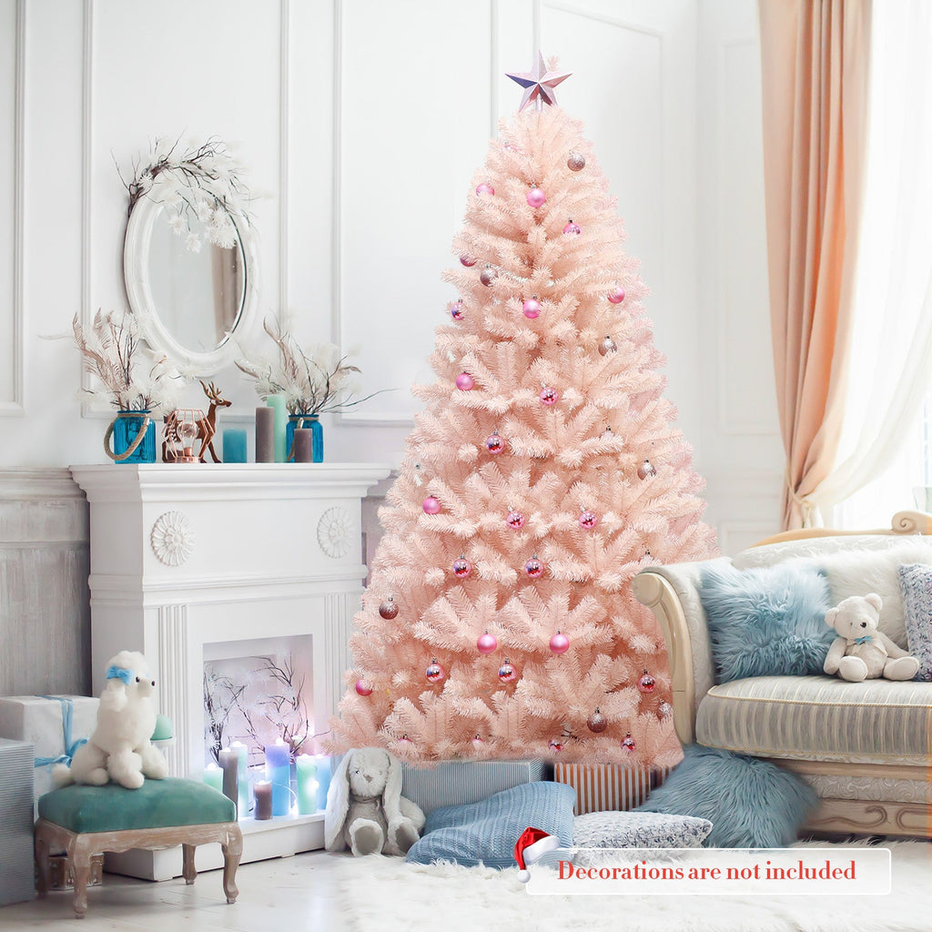 6/7 Feet Artificial Christmas Tree Hinged Full Fir Tree