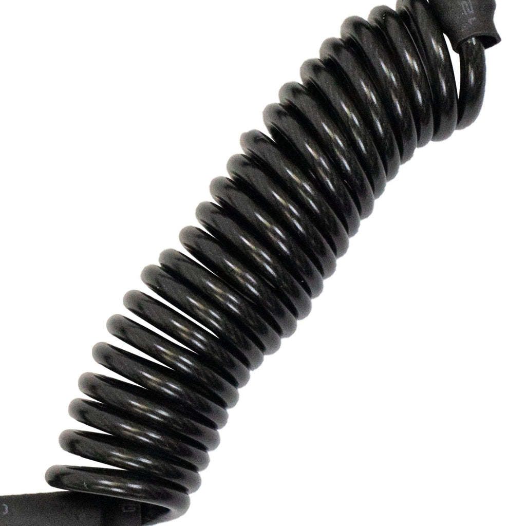 Scuba Diving Dive Black Snappy Coil Camera Lanyard Clip & QB Buckles, 1.3M Coil