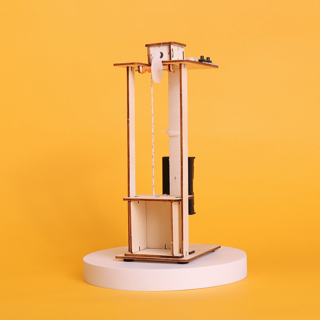 Electric Elevator DIY Kit, Educational STEM Toy