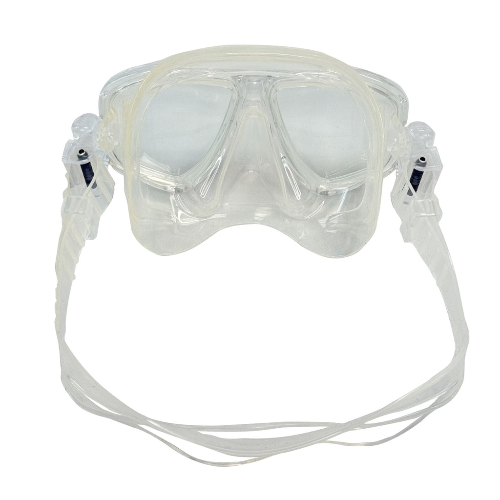 Palantic M36 Clear/Clear Silicone RX Full Farsighted Lenses Dive/Snorkeling Mask