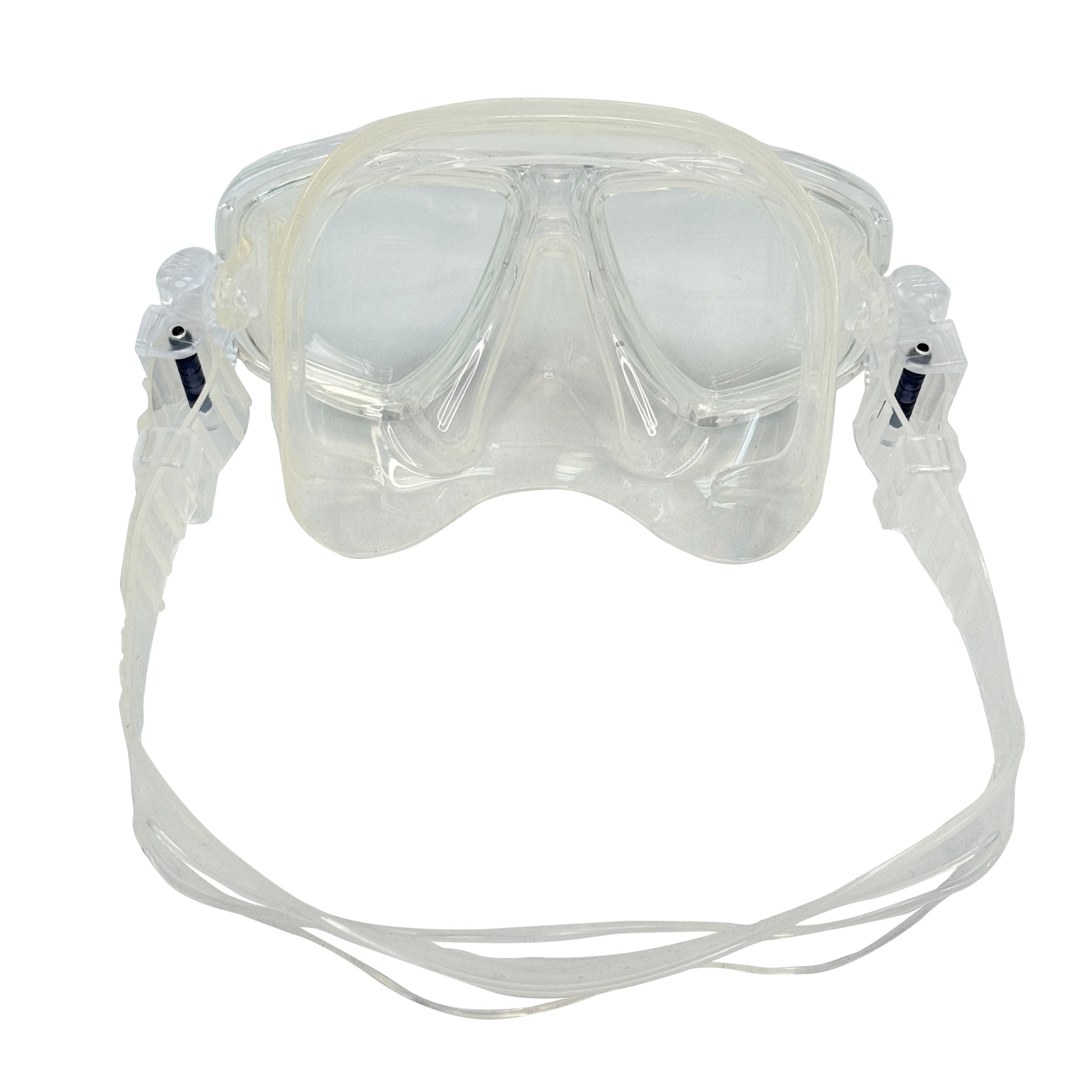 Palantic M36 Clear/Clear Silicone RX Full Farsighted Lenses Dive/Snorkeling Mask