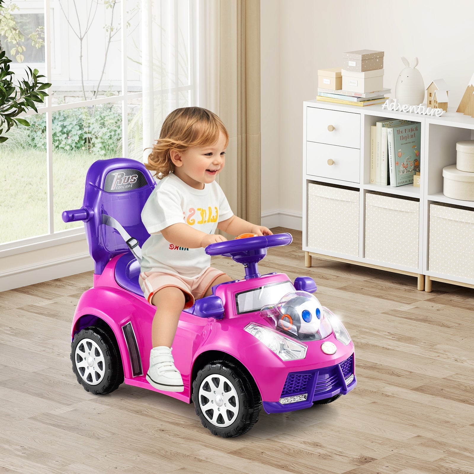 3 in 1 Push Car for Toddler Stroller Sliding Walking Car for Boys and Girls