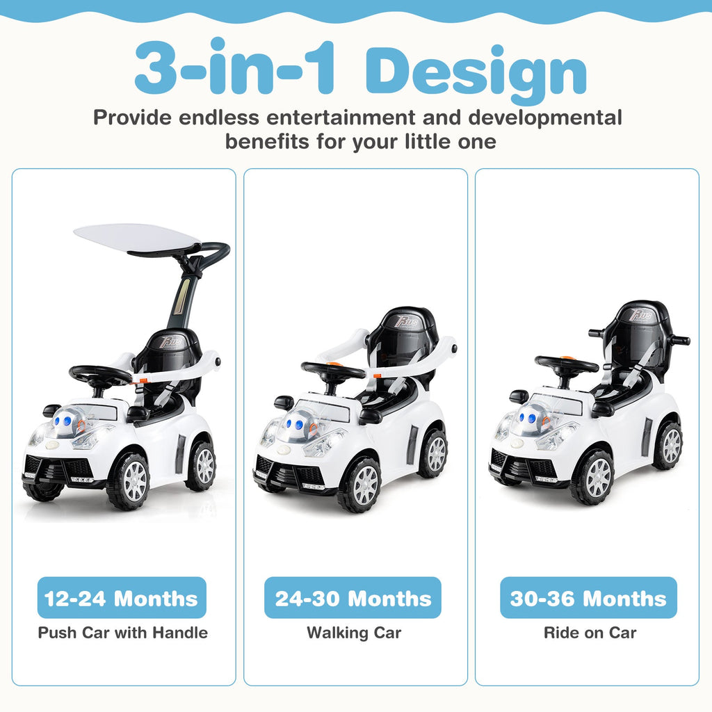3 in 1 Push Car for Toddler Stroller Sliding Walking Car for Boys and Girls