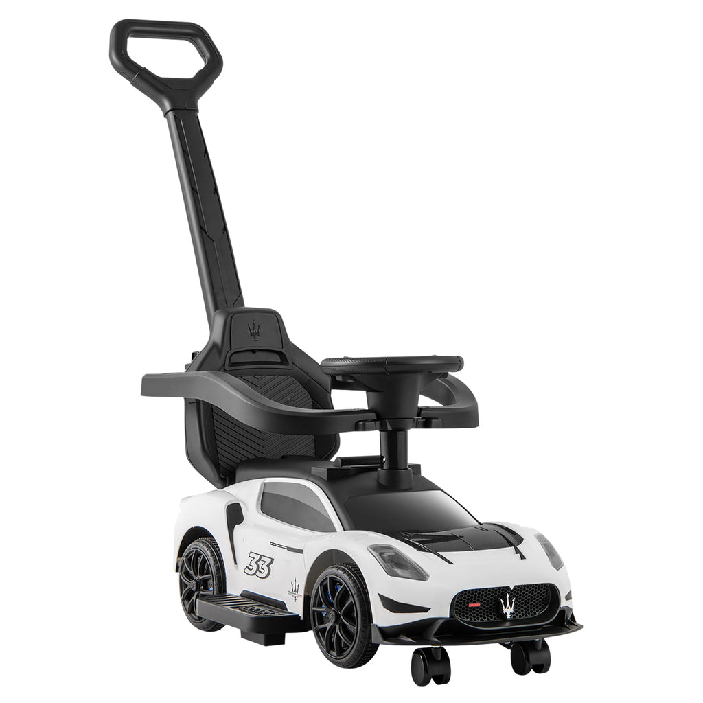 3-in-1 Ride on Push Car Maserati Licensed Sliding Car with Music