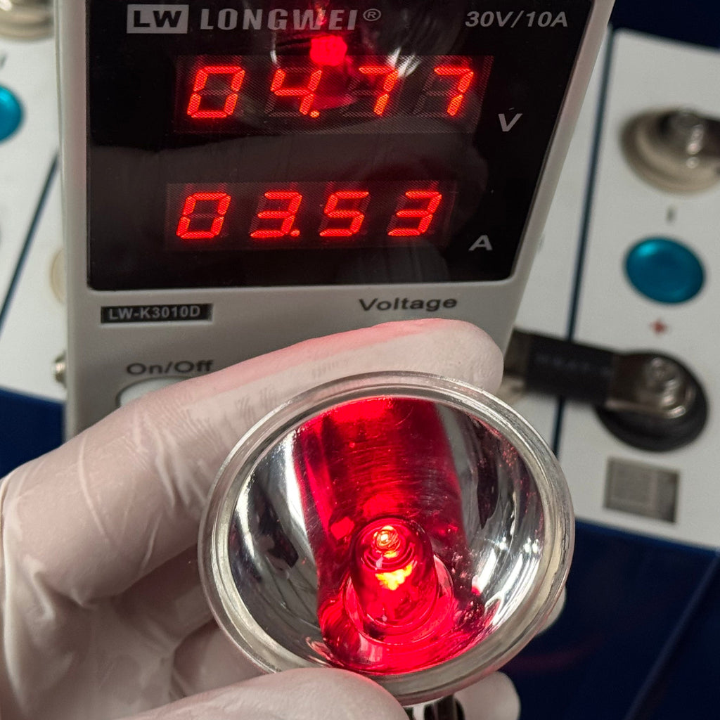 12V - 24V Miniature Infrared / Red Light MR16 Halogen Lamp