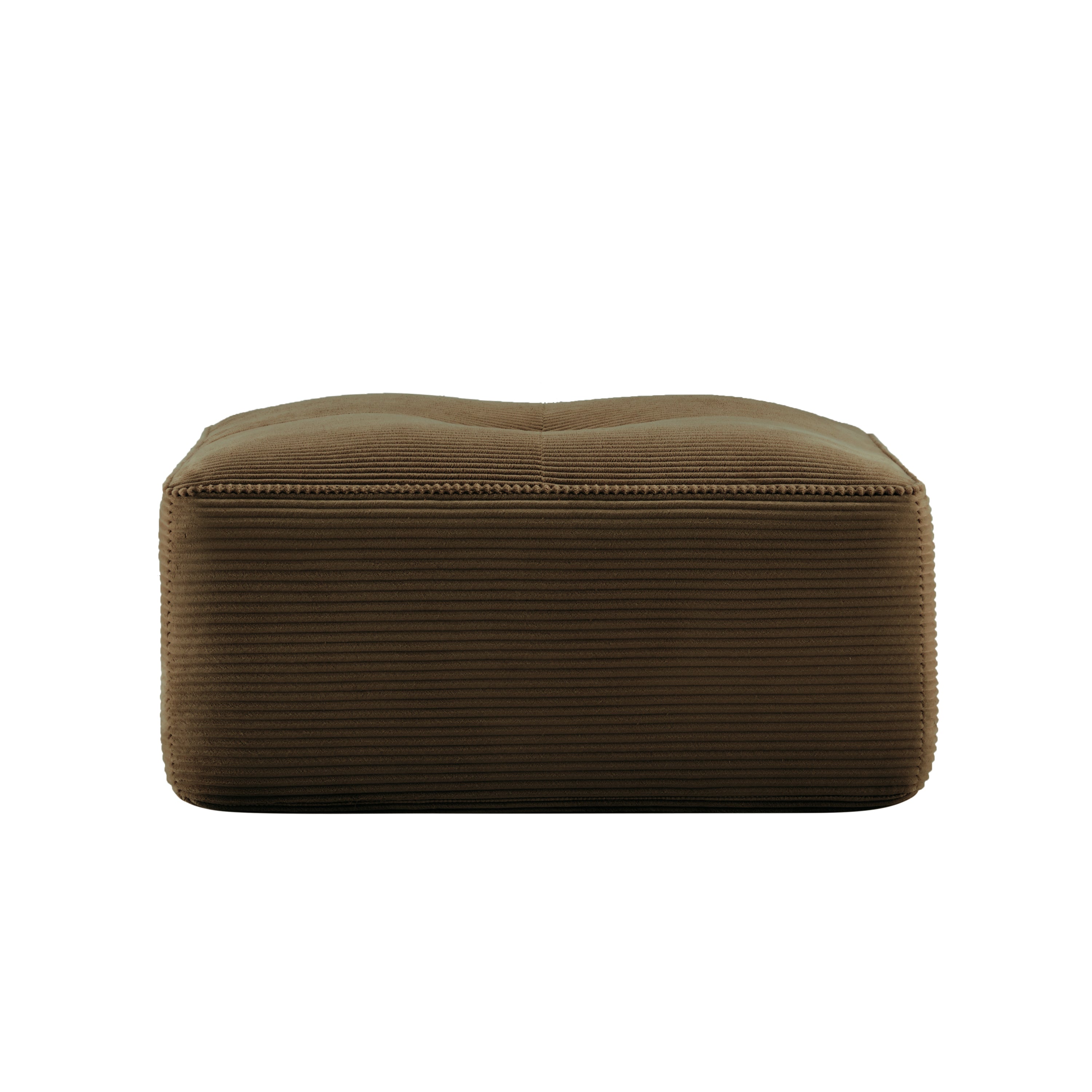 Ottoman Corduroy - Brown