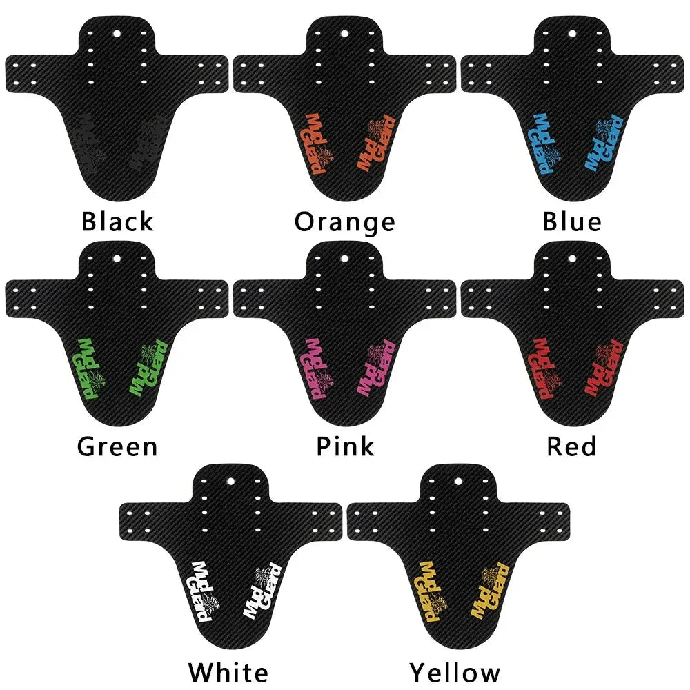 3D Carbon Fiber Bicycle Fender Set | Front and Rear Mud Guards