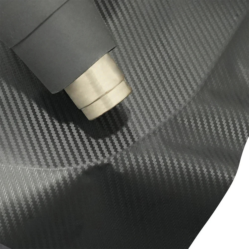 3D Carbon Fiber Black Car Sticker Vinyl Wrapping Film | Waterproof & Anti-Scratch PVC Car Wrap