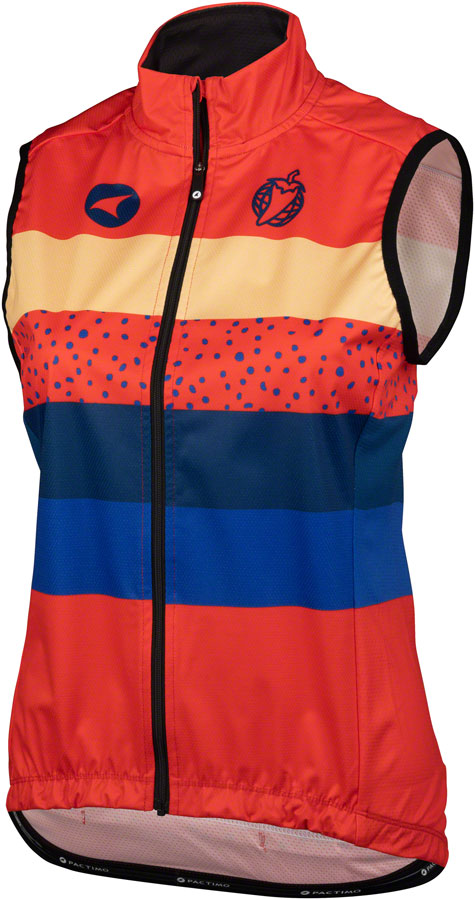 Salsa Team Polytone Women's Vest - Red w/ Stripes Medium