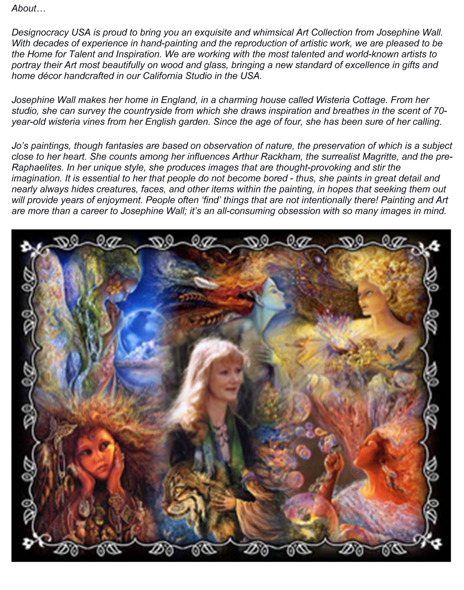 Surfers Dream Wooden Ornaments by Josephine Wall - Coastal Sea-Life Decor - 845622-JW