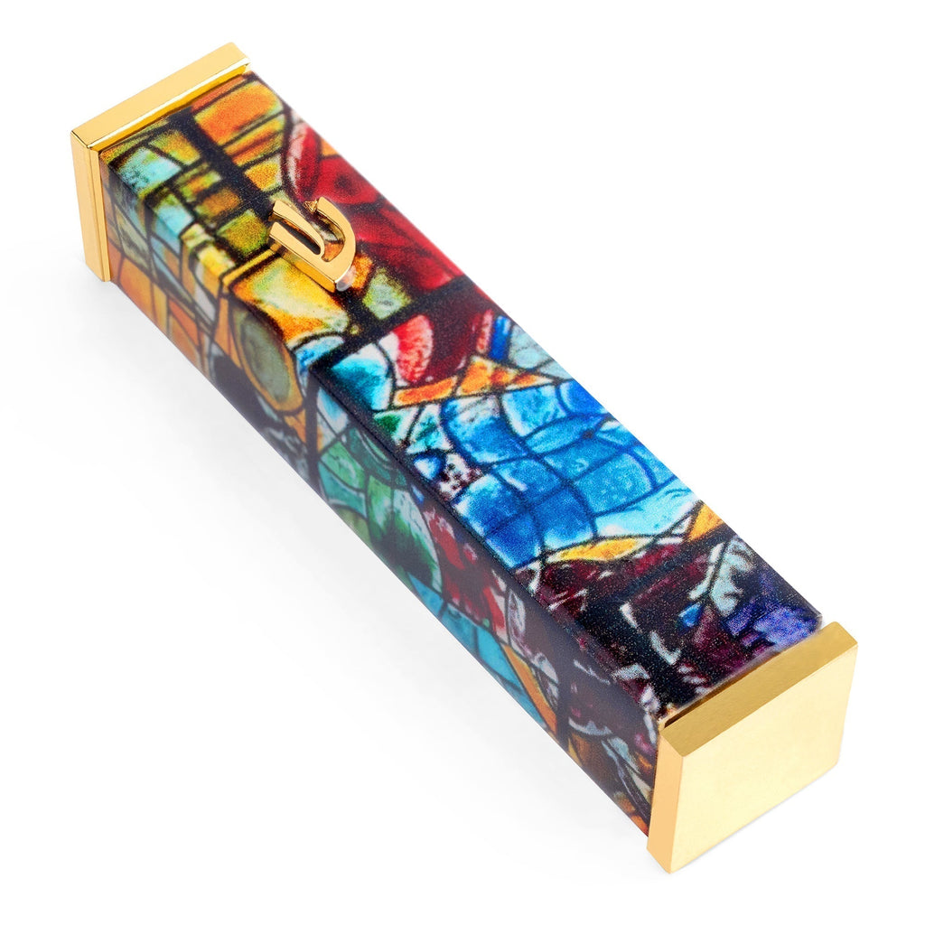 Artistic Stainless Steel Mezuzah Case for Door – Chagall Series