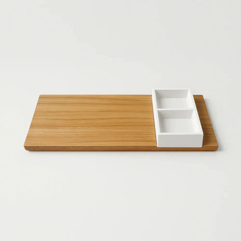 Modern Wooden Serving Board – Creme Series