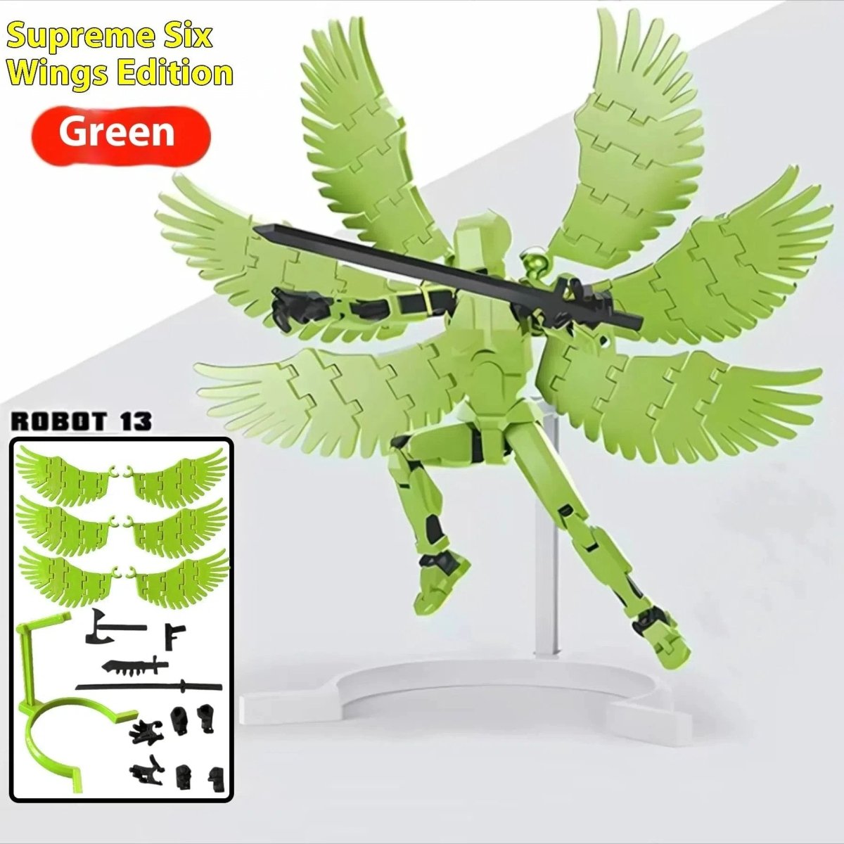Multi-Jointed Shapeshift Robot - 3D Printed Action Model Toy