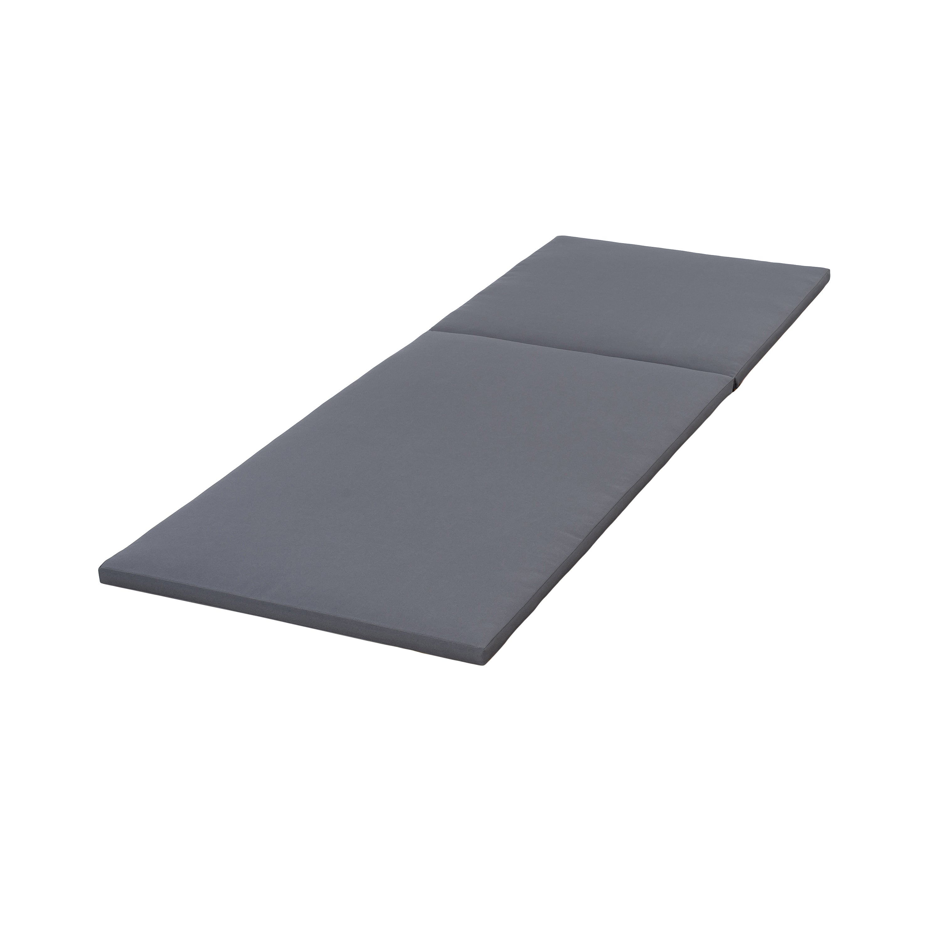 Acacia Wood Chaise Lounge Dark Gray Cushion 4-Position