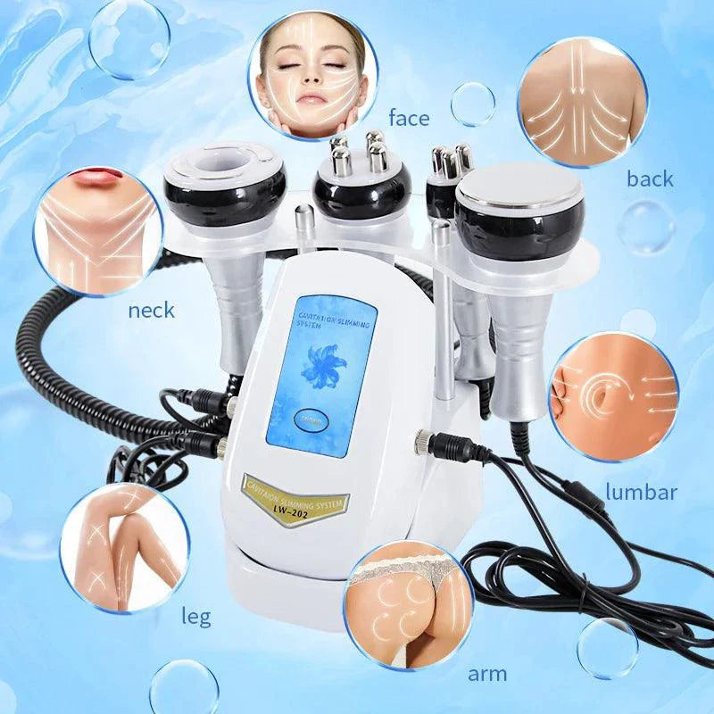 GlowPro 40K 4IN1 Cavitation Slimming Machine – Facial Massager & Skin Tightening for Lifted, Youthful Skin