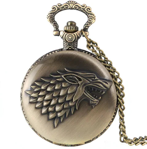 Vintage Eye, Blue Patina or Copper Pocket Watch