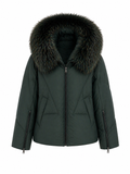 Blair Genuine Silver Fox Fur Down Fill Jacket