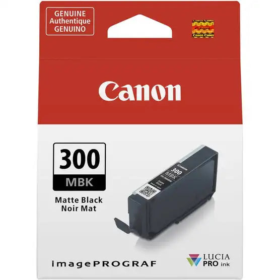 New, Pre-Owned - Canon PFI-300 Standard Yield Matte Black Ink Cartridge, 4192C002