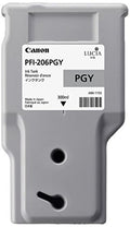 New, Pre-Owned - Canon PFI-206 300mL Photo Gray Ink Cartridge